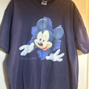 DOUBLE SIDED Disney Mickey Mouse Graphic Tee | Size XL | Vintage Style